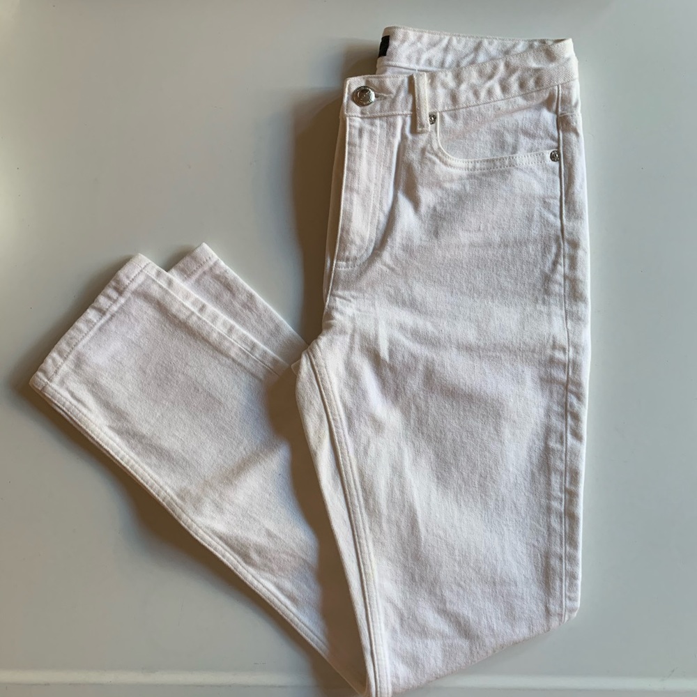 APC white new standard jeans
